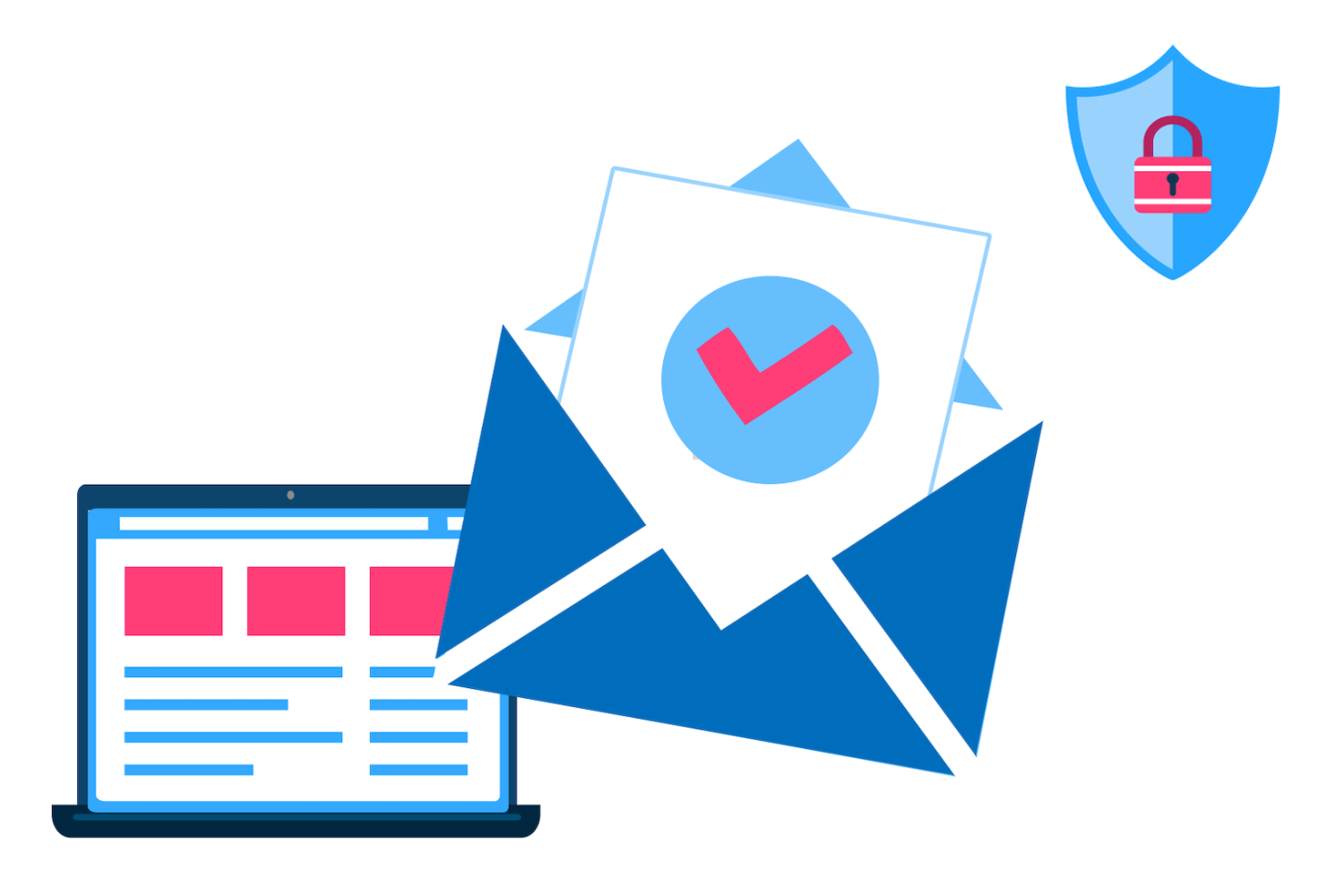 Boost email deliverability illustration, emails that have been read