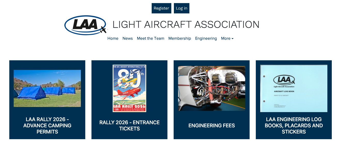 Light Aircraft Association membership portal