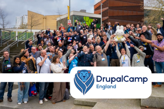 Drupalcamp group photo with Miffy